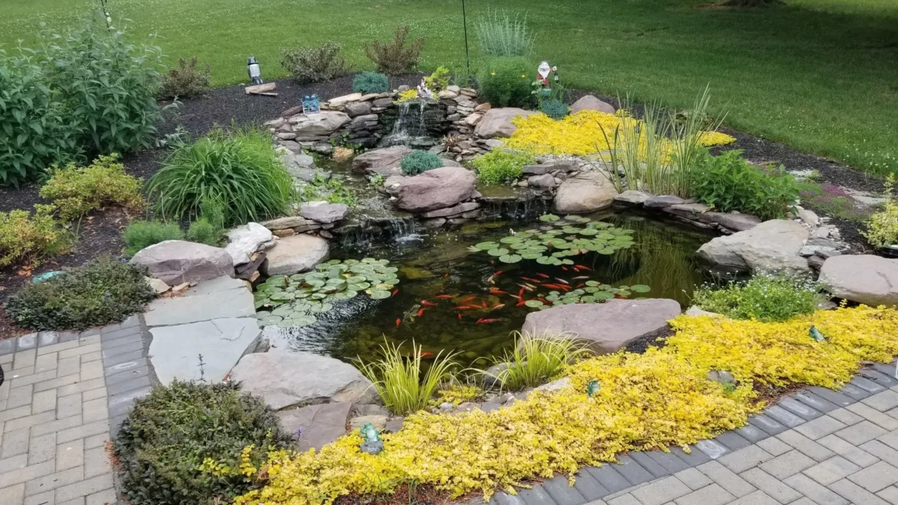 Water Features detail from a recent job