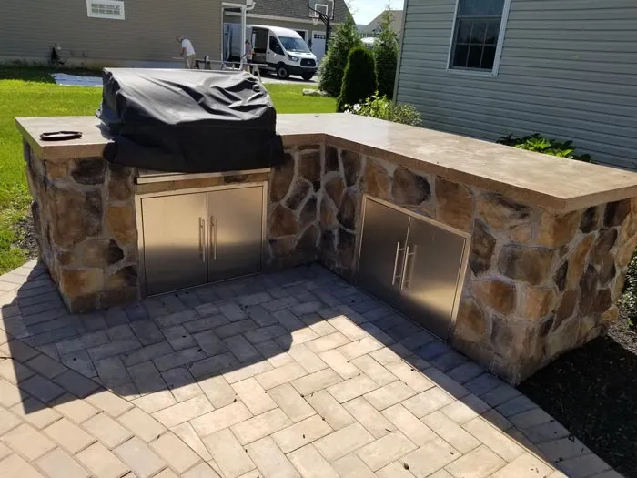 Outdoor Kitchens detail from a recent job